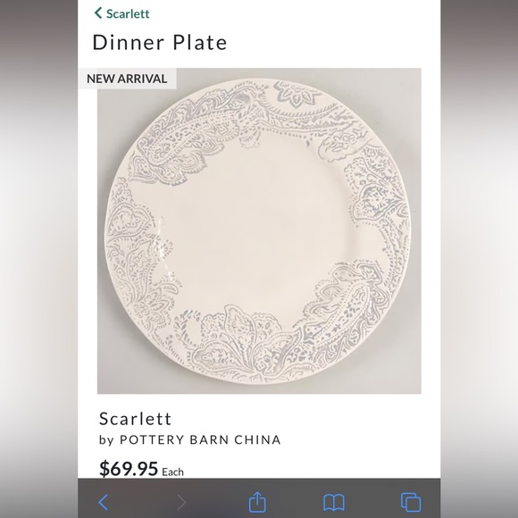 Pottery Barn Scarlett dinnerware - Picture 2 of 11
